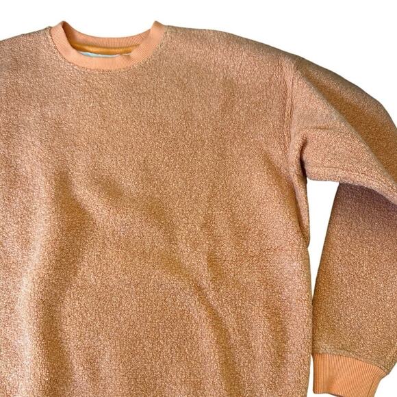 Women’s Outdoor Voices MegaFleece Crewneck Papaya Wool Sweatshirt Size Small - Picture 7 of 7